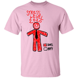 T-Shirts Light Pink / YXS Stress Level Youth T-Shirt