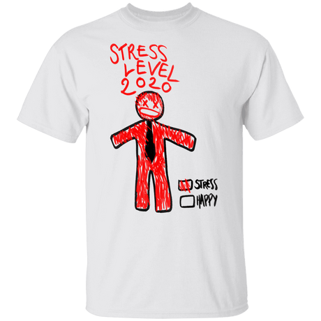 T-Shirts White / YXS Stress Level Youth T-Shirt