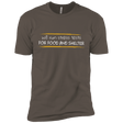 T-Shirts Warm Grey / X-Small Stress Testing For Food And Shelter Men's Premium T-Shirt