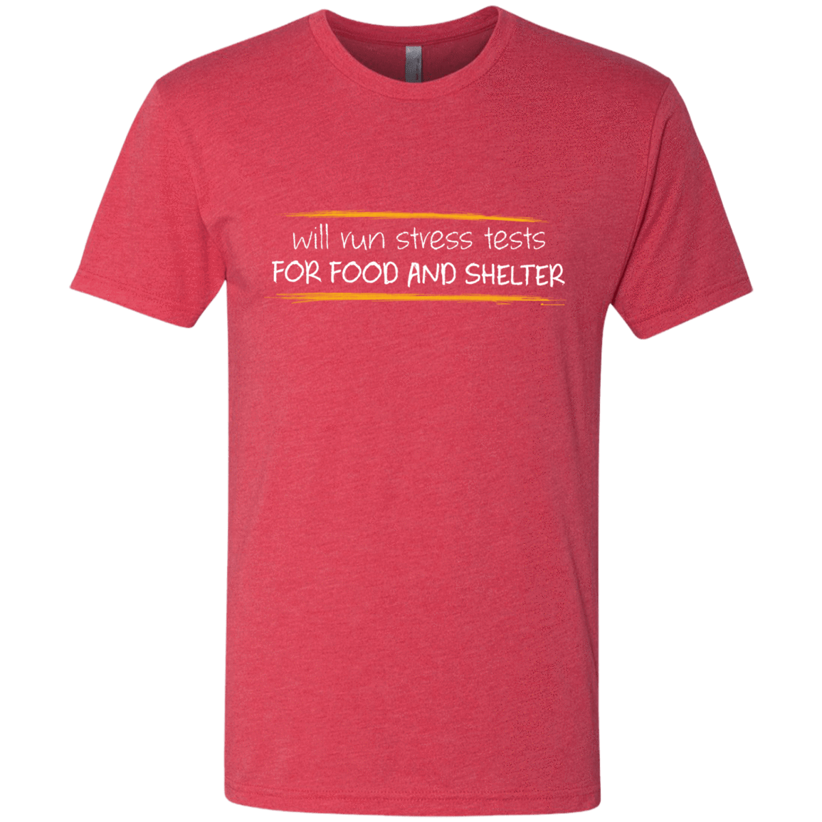 Stress Testing For Food And Shelter Men's Triblend T-Shirt