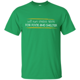 T-Shirts Irish Green / Small Stress Testing For Food And Shelter T-Shirt