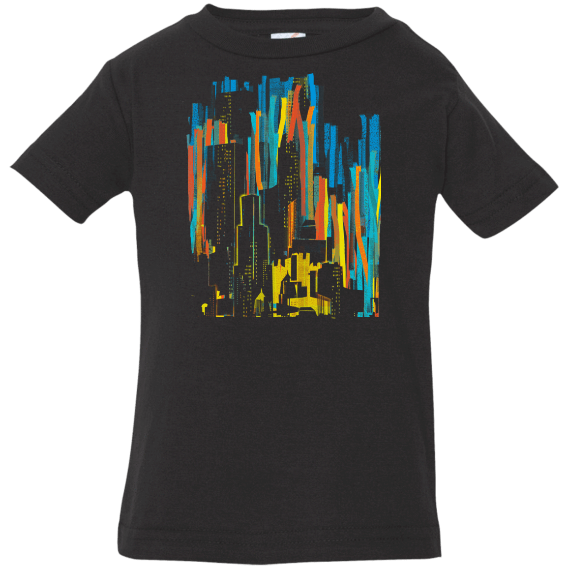 T-Shirts Black / 6 Months Stripey City Infant Premium T-Shirt