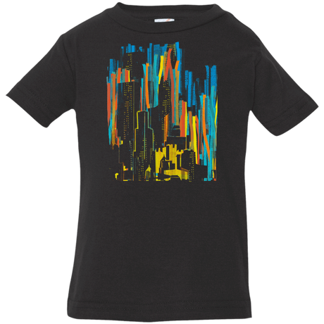 T-Shirts Black / 6 Months Stripey City Infant Premium T-Shirt