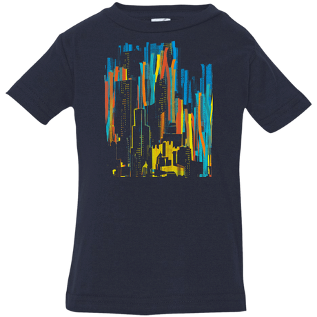 T-Shirts Navy / 6 Months Stripey City Infant Premium T-Shirt