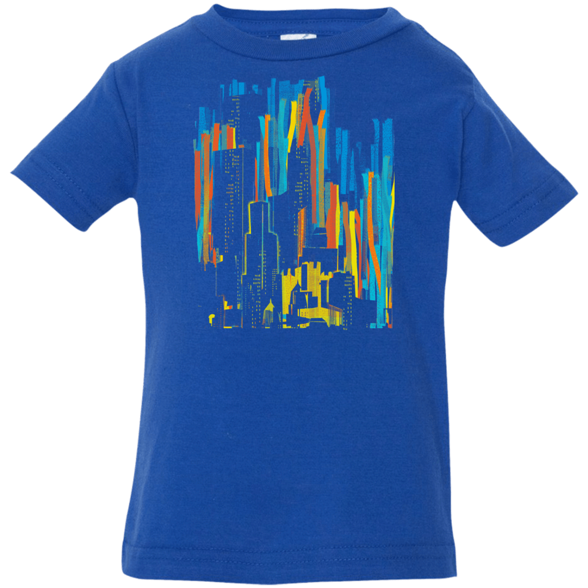 T-Shirts Royal / 6 Months Stripey City Infant Premium T-Shirt