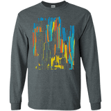 Stripey City Men's Long Sleeve T-Shirt