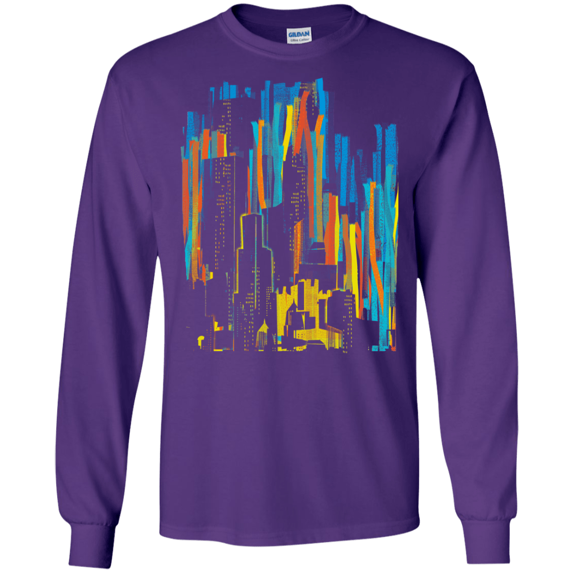 Stripey City Men's Long Sleeve T-Shirt