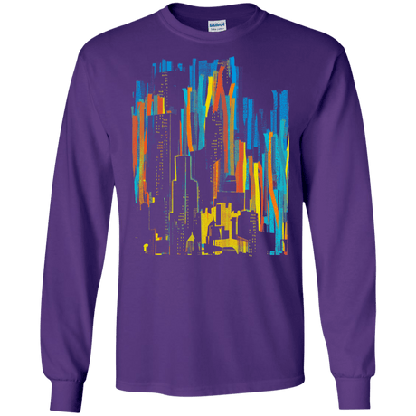 Stripey City Men's Long Sleeve T-Shirt