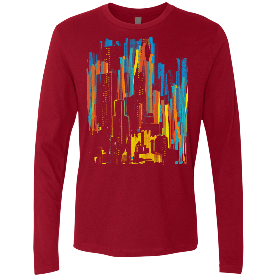 Stripey City Men's Premium Long Sleeve