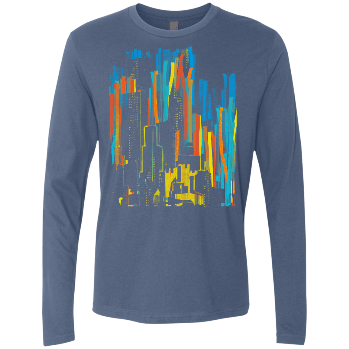 Stripey City Men's Premium Long Sleeve