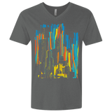 T-Shirts Heavy Metal / X-Small Stripey City Men's Premium V-Neck
