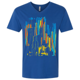 T-Shirts Royal / X-Small Stripey City Men's Premium V-Neck