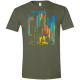 Stripey City Men's Semi-Fitted Softstyle