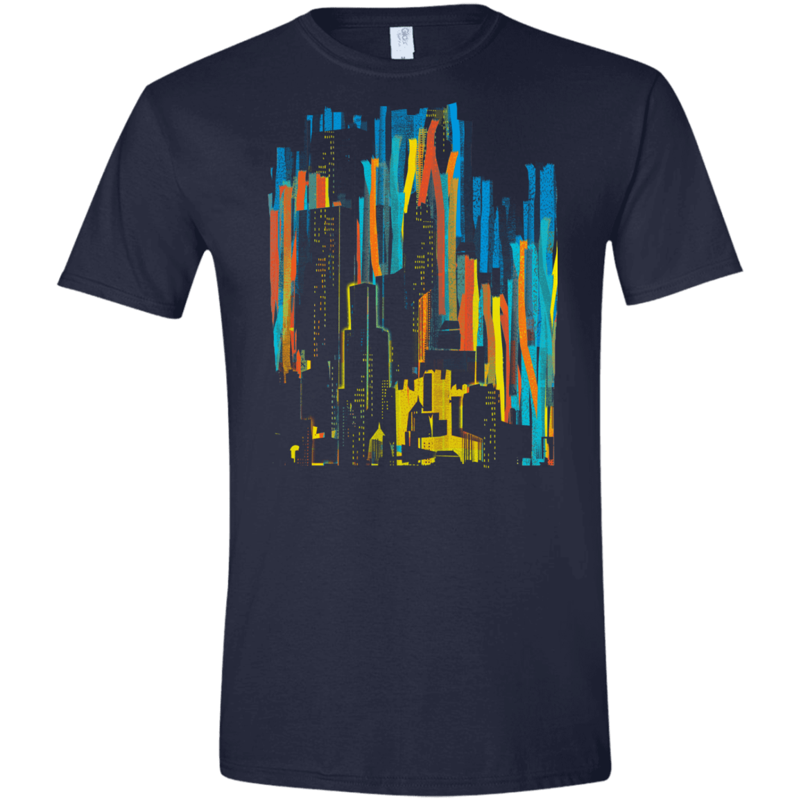 Stripey City Men's Semi-Fitted Softstyle