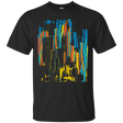 T-Shirts Black / S Stripey City T-Shirt