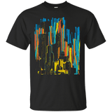 T-Shirts Black / S Stripey City T-Shirt