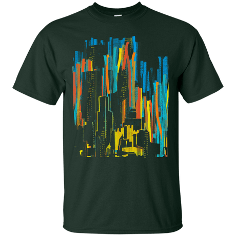 T-Shirts Forest / S Stripey City T-Shirt