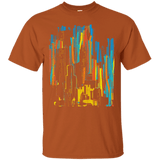 T-Shirts Texas Orange / S Stripey City T-Shirt