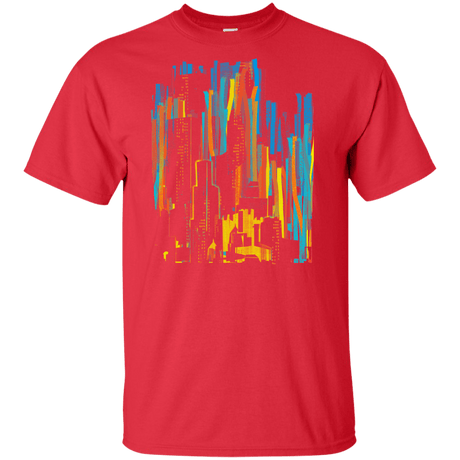 T-Shirts Red / XLT Stripey City Tall T-Shirt
