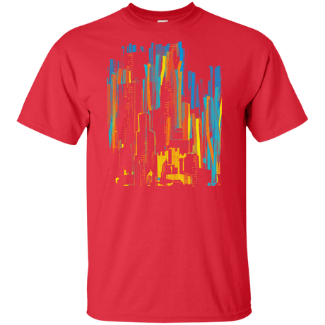 T-Shirts Red / XLT Stripey City Tall T-Shirt