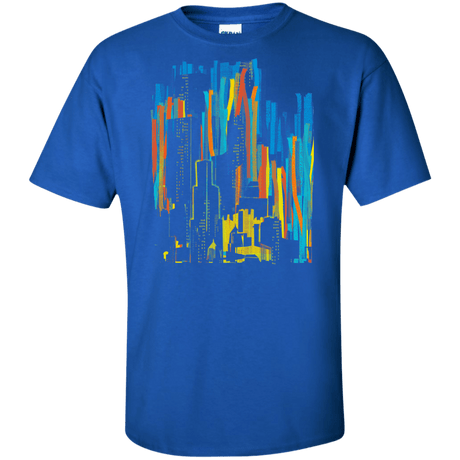 T-Shirts Royal / XLT Stripey City Tall T-Shirt
