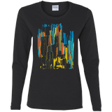 Stripey City Women's Long Sleeve T-Shirt