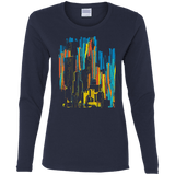 Stripey City Women's Long Sleeve T-Shirt