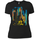 T-Shirts Black / X-Small Stripey City Women's Premium T-Shirt