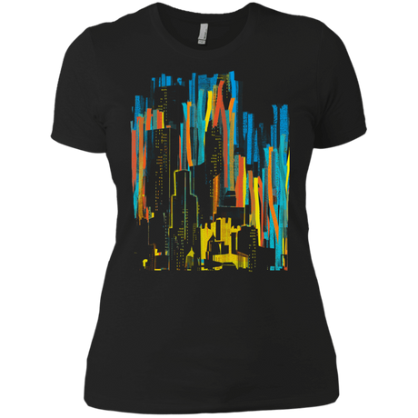 T-Shirts Black / X-Small Stripey City Women's Premium T-Shirt