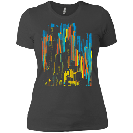 T-Shirts Heavy Metal / X-Small Stripey City Women's Premium T-Shirt