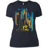 T-Shirts Indigo / X-Small Stripey City Women's Premium T-Shirt