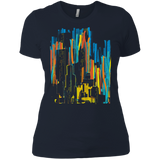 T-Shirts Midnight Navy / X-Small Stripey City Women's Premium T-Shirt