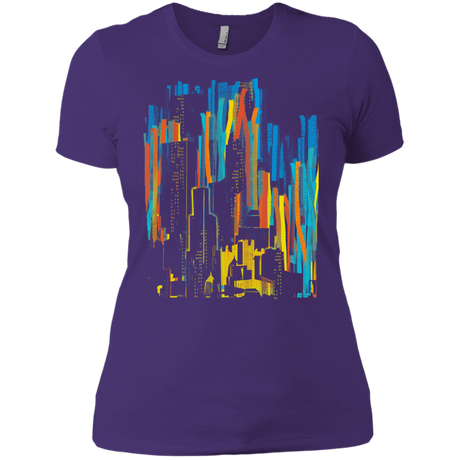 T-Shirts Purple Rush/ / X-Small Stripey City Women's Premium T-Shirt