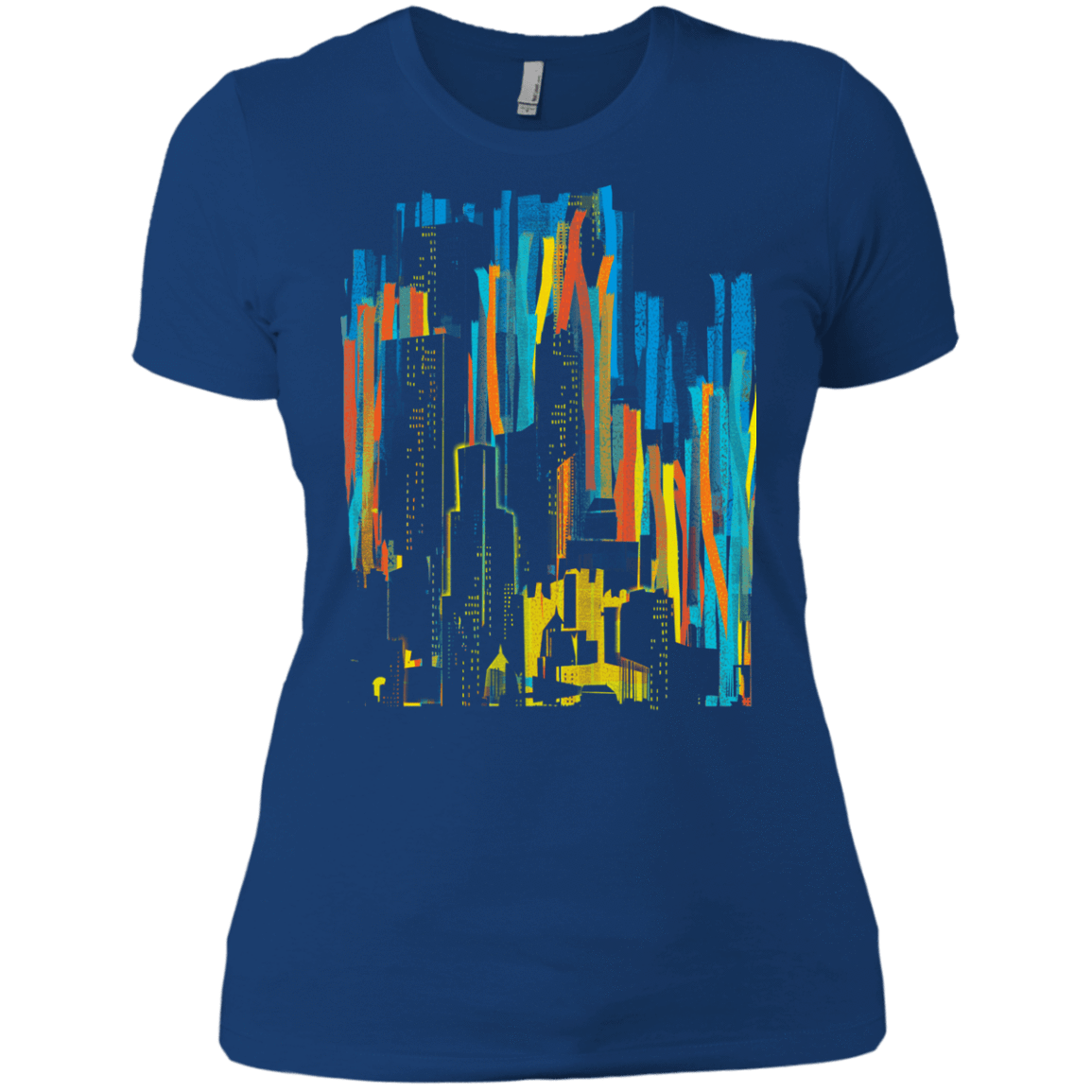 T-Shirts Royal / X-Small Stripey City Women's Premium T-Shirt