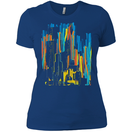 T-Shirts Royal / X-Small Stripey City Women's Premium T-Shirt