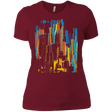T-Shirts Scarlet / X-Small Stripey City Women's Premium T-Shirt