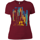 T-Shirts Scarlet / X-Small Stripey City Women's Premium T-Shirt