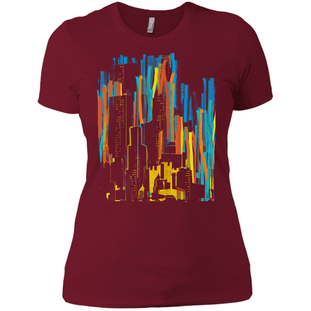 T-Shirts Scarlet / X-Small Stripey City Women's Premium T-Shirt