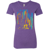 T-Shirts Purple Rush / S Stripey City Women's Triblend T-Shirt