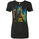 T-Shirts Vintage Black / S Stripey City Women's Triblend T-Shirt
