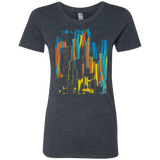 T-Shirts Vintage Navy / S Stripey City Women's Triblend T-Shirt