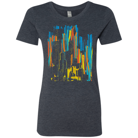 T-Shirts Vintage Navy / S Stripey City Women's Triblend T-Shirt
