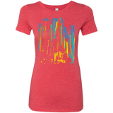 T-Shirts Vintage Red / S Stripey City Women's Triblend T-Shirt
