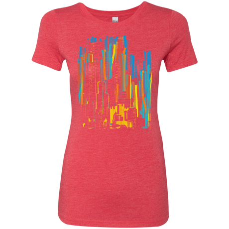 T-Shirts Vintage Red / S Stripey City Women's Triblend T-Shirt