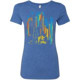 T-Shirts Vintage Royal / S Stripey City Women's Triblend T-Shirt