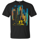 T-Shirts Black / YXS Stripey City Youth T-Shirt