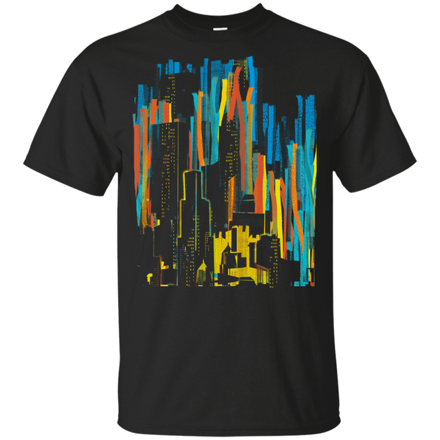 T-Shirts Black / YXS Stripey City Youth T-Shirt