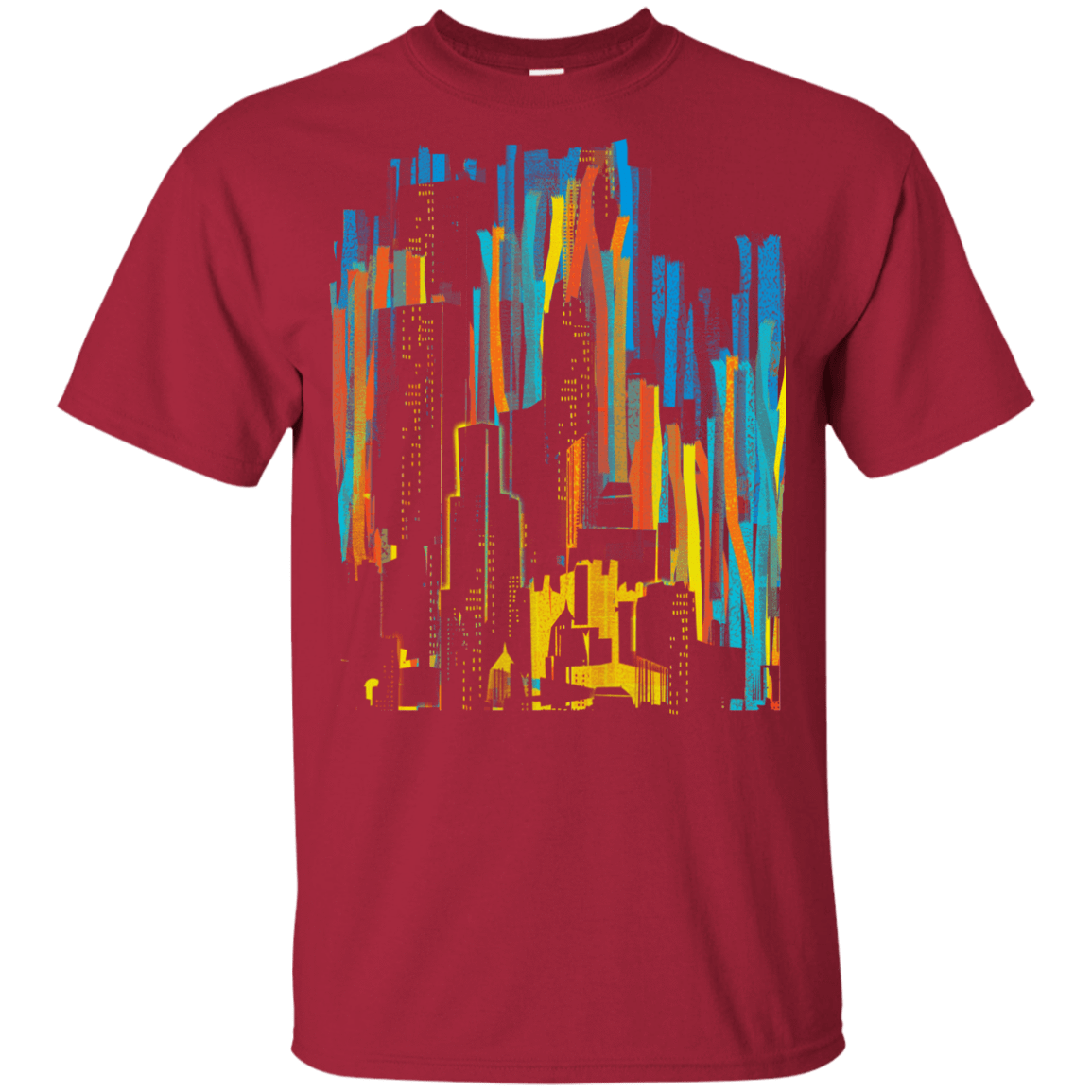 T-Shirts Cardinal / YXS Stripey City Youth T-Shirt