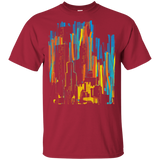 T-Shirts Cardinal / YXS Stripey City Youth T-Shirt