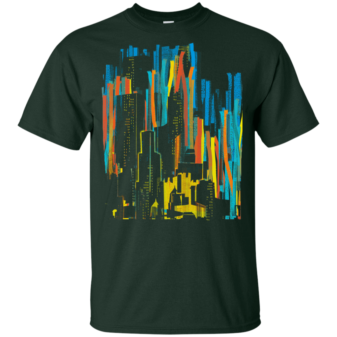 T-Shirts Forest / YXS Stripey City Youth T-Shirt